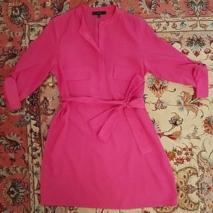 Magenta Eclair dress/tunic with belt